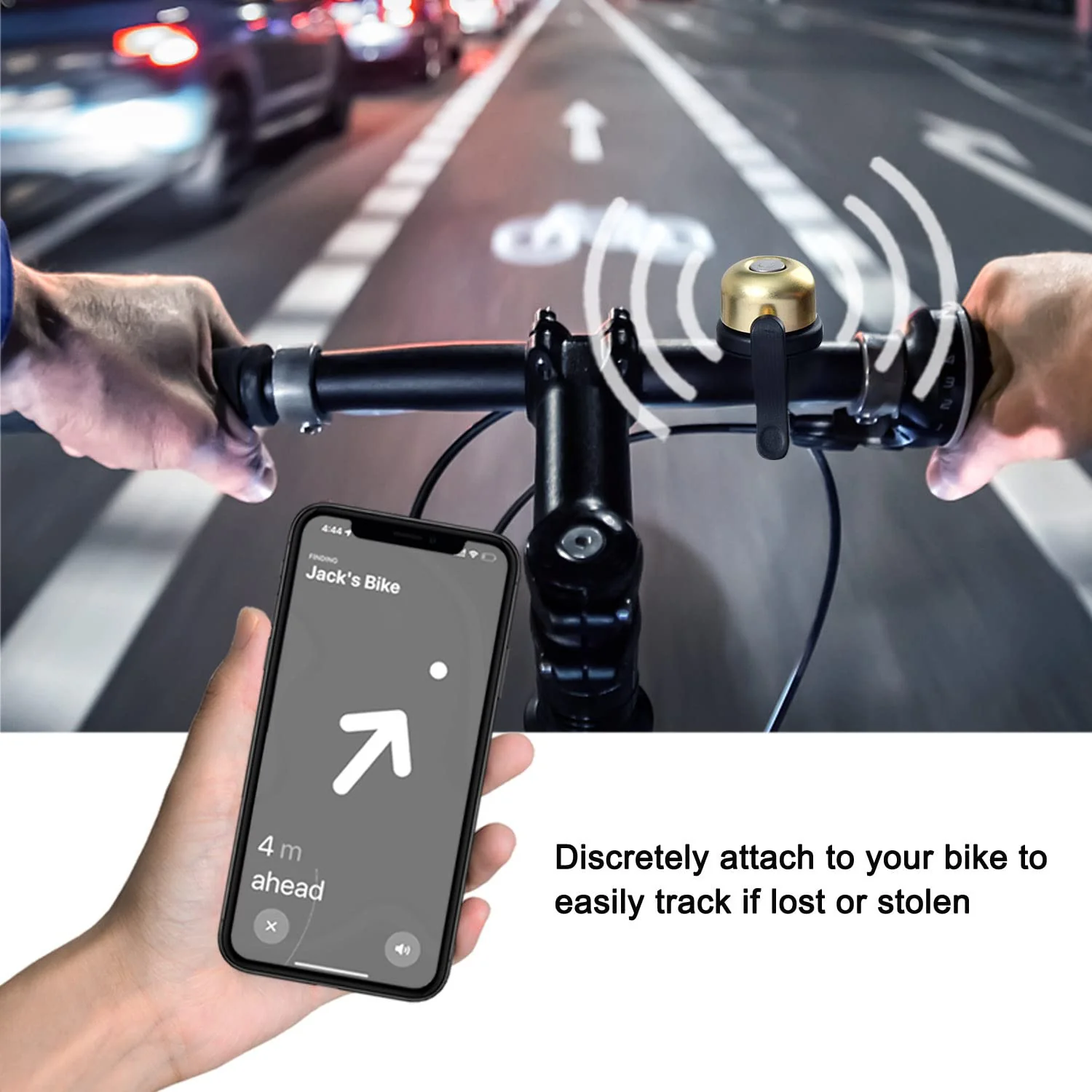Classic Bike Bell for AirTag (Not Included AirTag) - Image 3